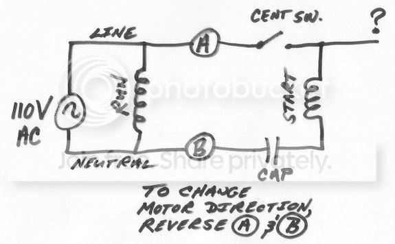 Lathe motor wiring question